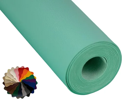 Aqua Marine Vinyl Fabric: Aqua Sample (2.5" x 4.5") Upholstery Faux Leather: Waterproof, UV-Resistant, Boats, Indoor/Outdoor Seats, Automotive, Soft