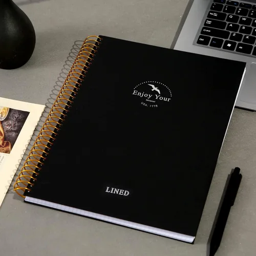Miniatura 7 de FLYING EAGLE Cuaderno Diario de Espiral de Tapa Dura 8.5 x 11 Cuaderno de Espiral Grande 210 Páginas Cuaderno de Rayas Universitarias Cuaderno