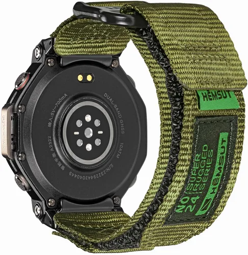 Miniatura 12 de SMITHA Correas de reloj compatibles con Amazfit T-Rex, T-Rex PRO, T-Rex 2, T-Rex 3 o T-Rex 3 PRO (1.890 in)/(1.732 in), T-Rex Ultra 1/2, correa Gris