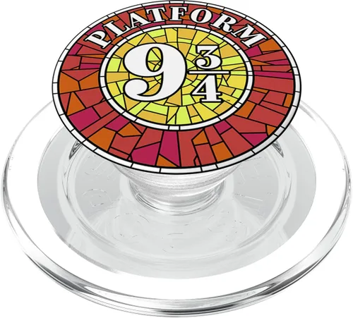 Miniatura 8 de Harry Potter Cartel de vitrales de plataforma 9 y 3/4 PopSockets intercambiables PopGrip