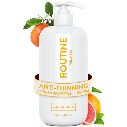 Routine Wellness Acondicionador profundo antiadelgazamiento para adelgazar el cabello para reducir la rotura - Fórmula clínicamente probada con