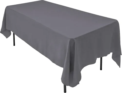 Miniatura 43 de AK TRADING CO. Mantel rectangular de poliéster de 60 x 102 pulgadas, fabricado en Estados Unidos, resistente a las arrugas, ignífugo, duradero