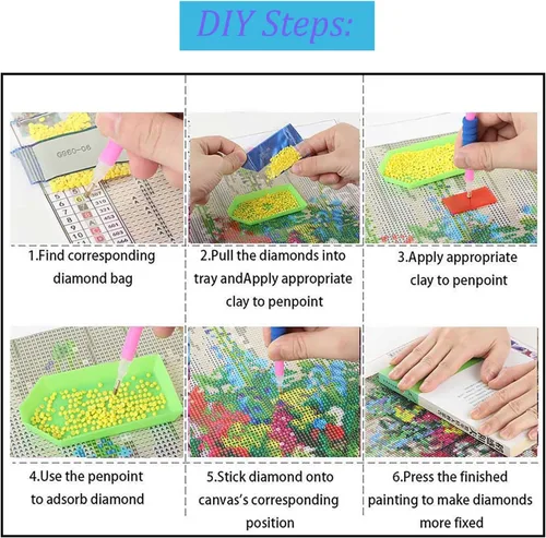 Miniatura 7 de Mosaflare Kits de pintura de diamantes 5D para adultos, arte de diamantes de gato en flor de cerezo para principiantes, pintura de taladro redondo