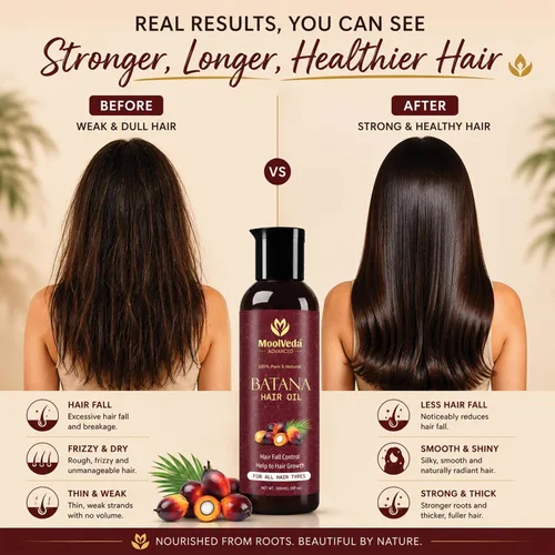 Miniatura 7 de Aceite puro de batana para el crecimiento del cabello por el Dr. Sebi procedente de Honduras Promueve un cabello más grueso, brillante, más fuerte