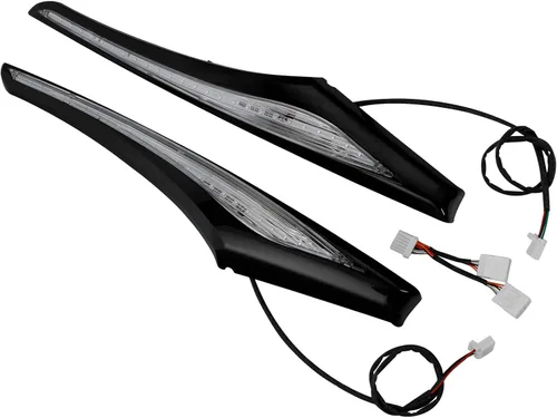 Miniatura 5 de TCT-MOTORPARTS Alforjas Accent Swoop - Luz LED para Honda Goldwing GL1800 F6B 2013-2017 Negro+préstamo claro
