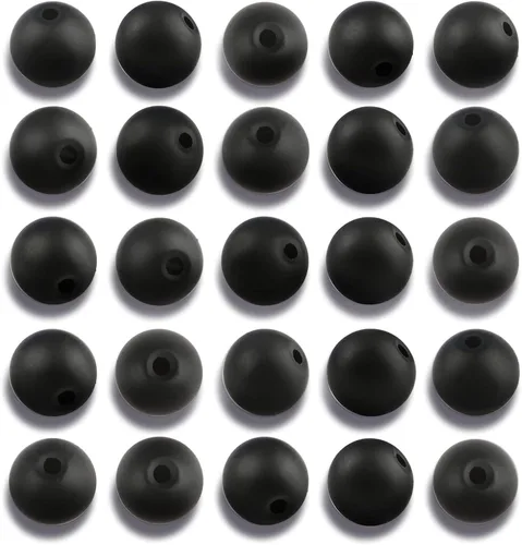 Miniatura 47 de 100 cuentas de jade birmano liso natural de 0.236 pulgadas (0.236 in), cuentas redondas sueltas de piedras preciosas para fabricación de joyas