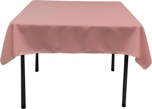 Miniatura 43 de LA Linen. Mantel cuadrado de popelina de poliéster