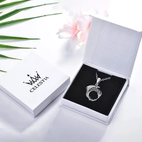 Miniatura 8 de CELESTIA Collares vikingos de plata de ley 925 para hombres y mujeres, martillo de Thorslobo vikingorunas vikingasYggdrasil