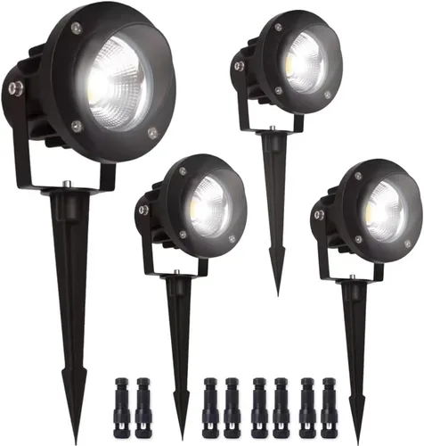 Miniatura 9 de Focos LED de 20 W, luces de paisaje al aire libre, bajo voltaje, iluminación LED de paisaje, 12 V ~ 24 V CA/CC, focos de paisaje impermeables