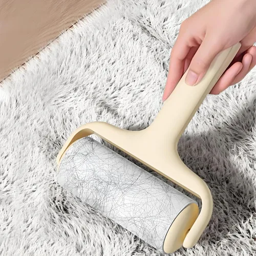 Miniatura 5 de Rodillo de pelusa lavable reutilizable, mini removedor de pelusa portátil, rodillos de pelo de mascotas para gatos, tamaño de viaje, limpiador