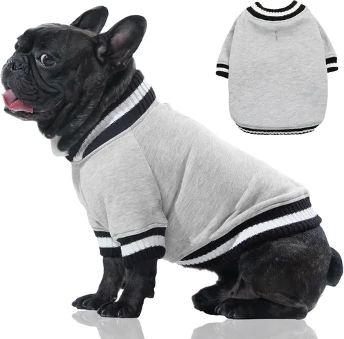 Miniatura 9 de FUAMEY Sudadera con capucha para perro - Suéter de forro polar para mascotas cálido de invierno, suave, lindo suéter azul para perrito, niño o niña