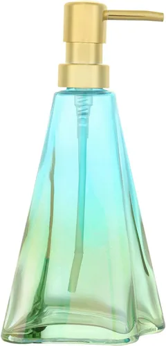 Miniatura 9 de YunNasi Dispensador de jabón con bomba, dispensador de jabón líquido recargable para encimera de baño, fregadero de cocina (azul)