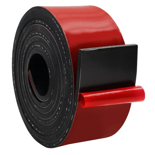 Miniatura 17 de DOBTIM Tiras de goma de neopreno adhesivas de goma sólida de 1/16 (.062)" de grosor X 2" de ancho X 10' de largo, hoja de goma autoadhesiva