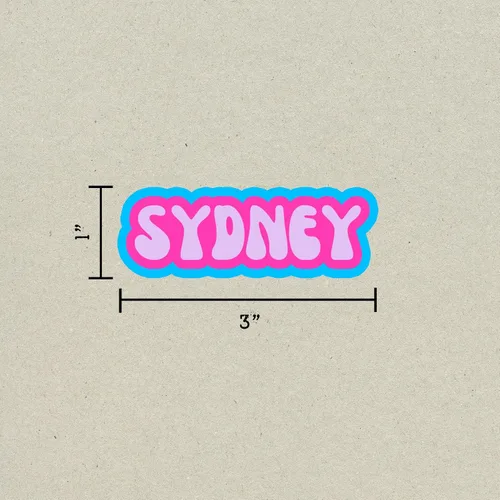 Miniatura 2 de Sydney - Adhesivo de viaje, varios colores, vinilo para botella de agua para laptop, Places I've Been, calcomanía de equipaje de moda, inspiración
