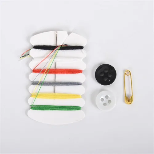 Miniatura 7 de ljhnba Kit de reparación de hilo de 20 sistemas con pasador de botón de hilos de aguja para servicios de hotel Necesidades con seis