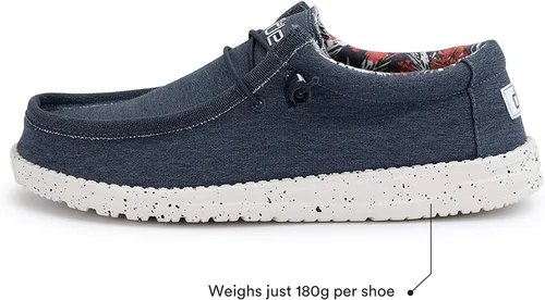 Miniatura 3 de Hey Dude Wally - Mocasines unisex para adultos, colección Wally Stretch