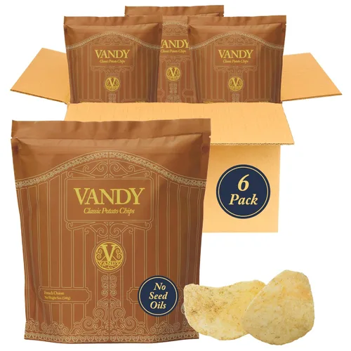 Miniatura 10 de Vandy Patatas fritas fritas – Snacks sin aceite de semilla – Patatas fritas sin gluten – Hecho con papas, sebo de carne alimentado con hierba, sal