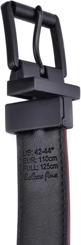 Miniatura 9 de Beltox - Cinturón para hombre de vestir casual reversible de cuero de 1.1" con hebilla de rodillo giratoria
