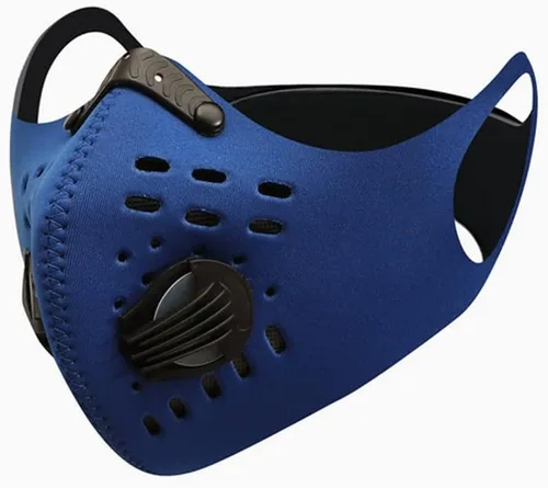 Miniatura 9 de PISIQI Cubierta facial para la boca, para la mitad de la cara, deportes y cara, antipolvo, con válvula, reutilizable, para exteriores