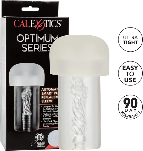 Miniatura 3 de CalExotics, Optimum Series - Funda de repuesto para bomba inteligente automática de silicona para masturbación masculina, juguete sexual