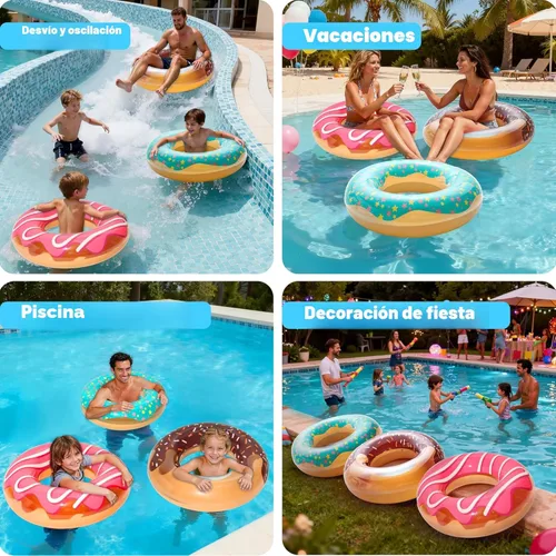 Miniatura 8 de JOYIN Flotador de piscina con purpurina de 32.5 pulgadas (paquete de 3), divertidos juguetes de tubo para fiestas en la piscina y suministros