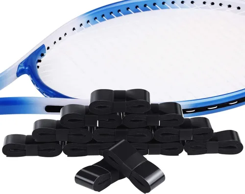 Miniatura 7 de Pangda 12 piezas de cinta de agarre para raqueta de tenis, sobregrip para raqueta de bádminton, sobregrip absorbente antideslizante de repuesto