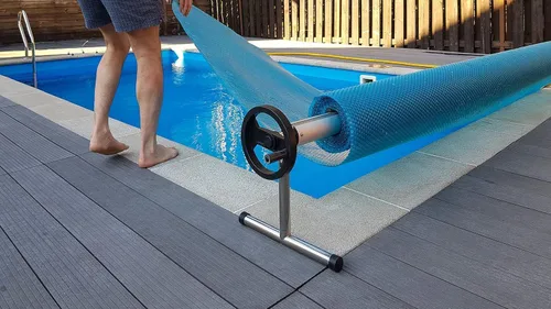 Miniatura 6 de SunHeater Manta Solar para Piscina - Cubierta Térmica Rectangular de Servicio Pesado con Burbujas - Calentador Solar de Piscina de Transferencia