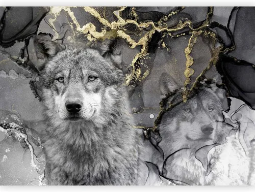 Miniatura 10 de artgeist Mural para pared Animal lobo 98x69 pulgadas - Papel tapiz no tejido de forro polar Decoración de pared Impresión fotográfica Diseño