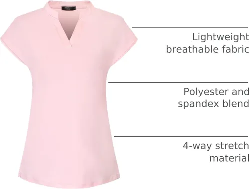 Miniatura 8 de Camisas de golf para mujer, polo, tenis, camisetas deportivas, camisetas de entrenamiento