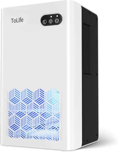 Miniatura 9 de ToLife Deshumidificador para el hogar, deshumidificadores de 1000 pies cuadrados para sótano, dormitorio, baño, con tanque de agua de 95 onzas