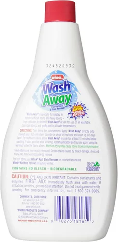 Miniatura 2 de Whink Wash Away - Quitamanchas, 16 onzas líquidas
