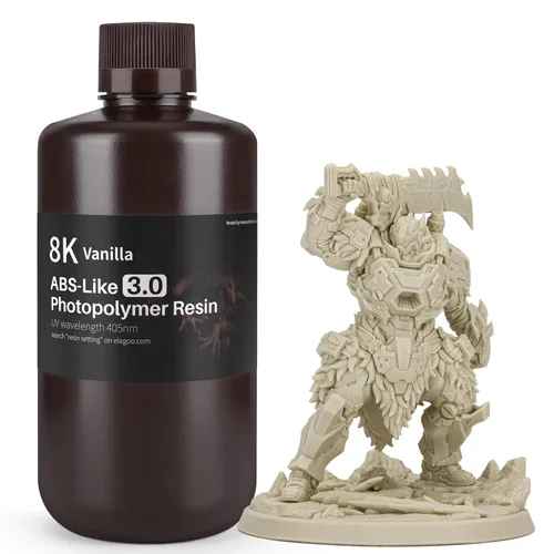 Miniatura 22 de ELEGOO 8K Resina similar a ABS 3.0, Resina de fotopolímero de curado UV 405nm, Resina ABS mejorada para impresión 3D, mayor precisión, menor