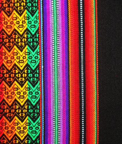 Miniatura 5 de Funda de cojín de tela inca, funda de cojín decorativa de Perú, funda de cojín de algodón estilo peruano para sofá de 18 pulgadas x 18 pulgadas Negro