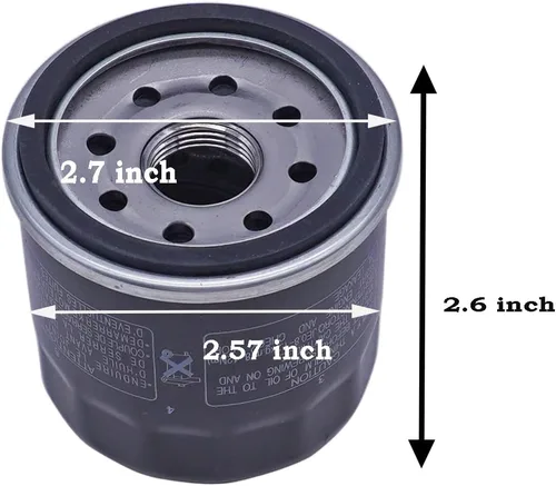 Miniatura 6 de Filtro de aceite 5GH-13440-20-00 5GH-13440-60-00 5GH-13440-50-00 5GH-13440-71-00 compatible con motor fueraborda Yamaha F15 F25 F50 F60 R1 R6 V Star