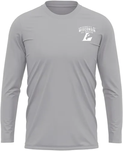 Miniatura 35 de Camisa deportiva de manga larga oficial de la NCAA Collegiate para hombre, con logotipo en el pecho izquierdo, colección Athletic Heather