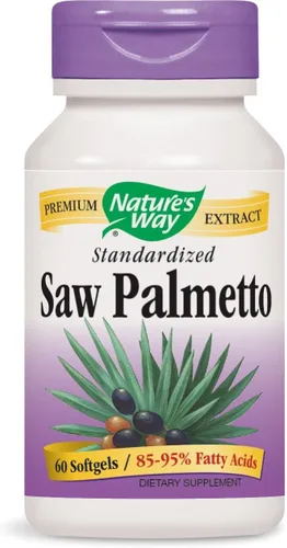 Miniatura 10 de Nature's Way Extracto estandarizado de Saw Palmetto, apoyo para la salud de la próstata para hombres*, 160 mg por porción, 120 cápsulas blandas