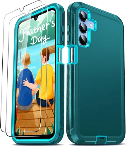 Miniatura 14 de LeYi Funda compatible con Samsumg Galaxy A05 4G: Galaxy A05 4G con resistente a los golpes, 3 en 1 de cuerpo completo, protección resistente
