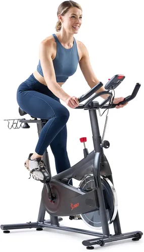 Miniatura 10 de Sunny Health & Fitness Smart Magnetic Indoor Cycling Bike, Stationary Exercise Cardio Equipment, Free SunnyFit Training App