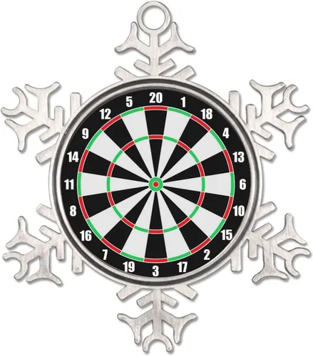 Miniatura 8 de Adorno de copo de nieve de peltre personalizado para decoración de árbol de Navidad