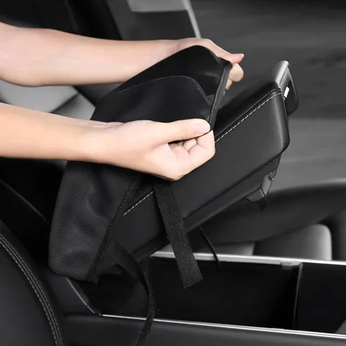 Miniatura 6 de AOMSAZTO Fundas de reposabrazos para Cadillac Escalade 2007-2014 Negro