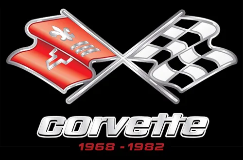 Miniatura 2 de Sudadera con capucha JH DESIGN GROUP para hombre Chevy Corvette C3 Series Logo Negro