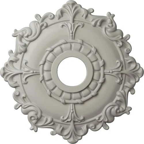 Miniatura 53 de Ekena Millwork CM18RL medallón de techo Riley de 18 in (diam. ext.) x 3 1/2 in (diam. int.) x 1 1/2 in, CM18RL Primed