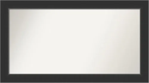 Miniatura 166 de Amanti Art Espejo personalizado, espejo de baño negro Astor, espejo de pared o espejo de tocador de baño sobre el fregadero (25 x 25 pulgadas)