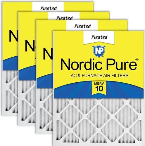 Miniatura 48 de Nordic Pure Filtros de aire para horno MERV 6 de 18 x 25 x 1 pulgadas (tamaño real: 17 1/2 x 24 1/2 x 3/4), color verde poliéster MERV 6, reduce