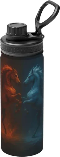 Miniatura 11 de Bear Llove Insulated Stainless Steel Kettle Print Funny Water Bottle Insulated Ideal for Sports and Travel
