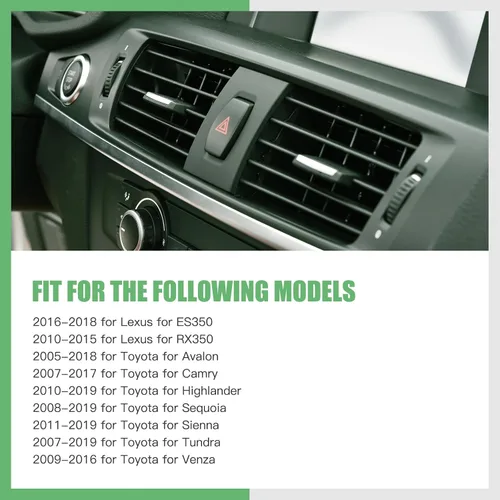 Miniatura 6 de SCITOO 604-962 Actuador de puerta mezcladora de calefacción y ventilación HVAC compatible con Lexus ES350 2016-2018, para Toyota Avalon 2005-2018