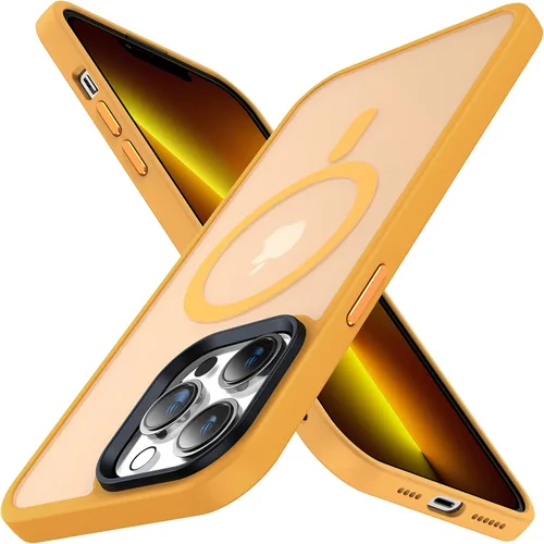 Miniatura 7 de Meifigno Magic Mag Series - Funda para iPhone 13 Pro, protección de grado militar y compatible con MagSafe, parte trasera mate translúcida