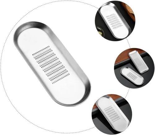 Miniatura 7 de Rallador de jengibre de acero inoxidable, raíz y ajo, herramienta de corte sin esfuerzo, fácil de limpiar, compacto para cocina