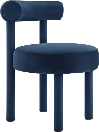 Miniatura 34 de Modway EEI-6705-IVO Toulouse Boucle - Juego de 2 sillas de comedor de tela, color marfil