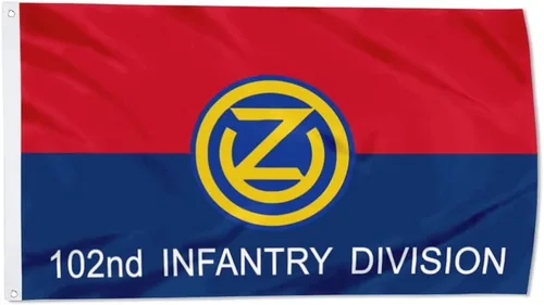 Miniatura 19 de Fyon Bandera militar de la 34ª división de infantería del ejército de 3 x 5 pies con 2 ojales de latón